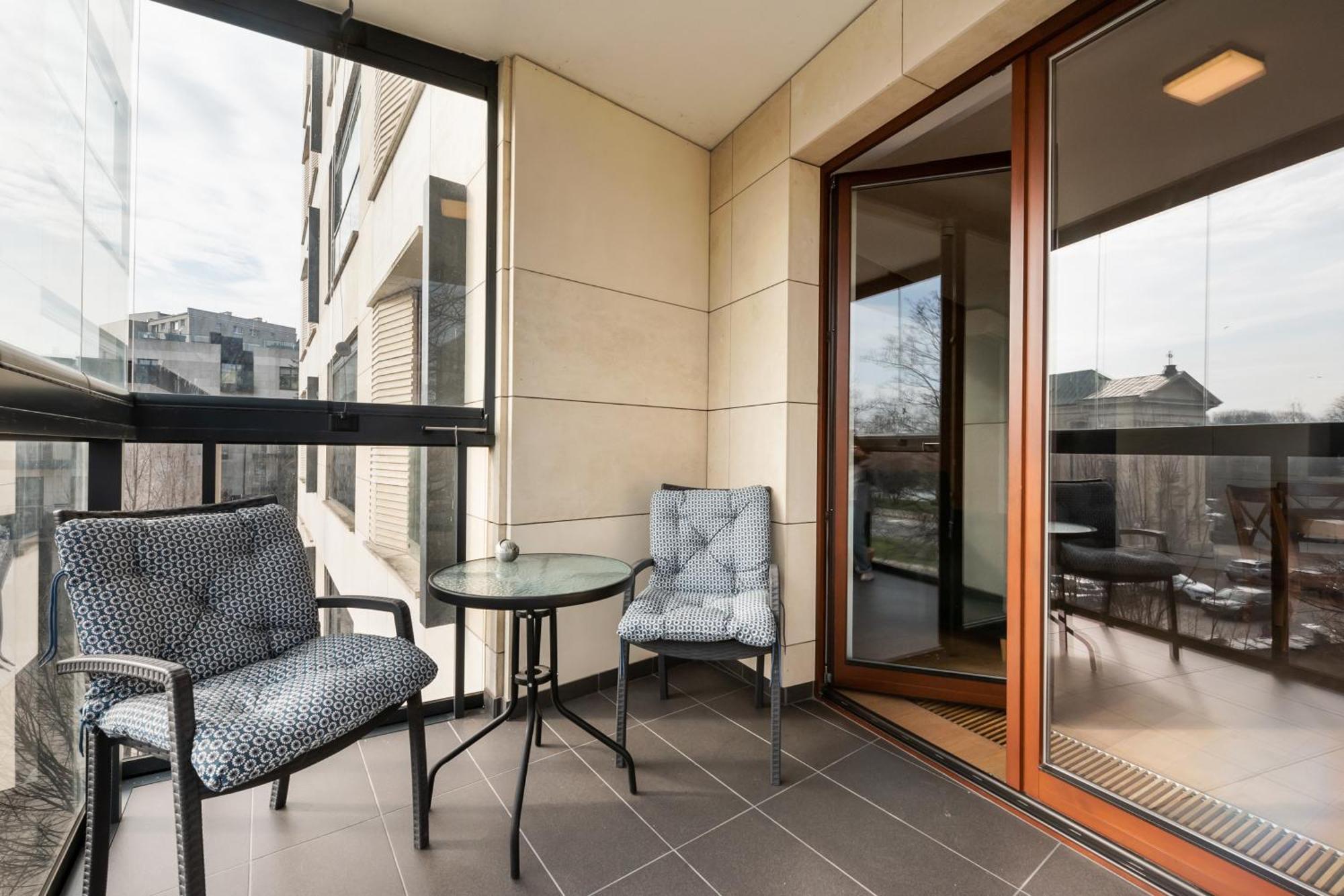 Solec Cristal Home Apartment Warschau Buitenkant foto