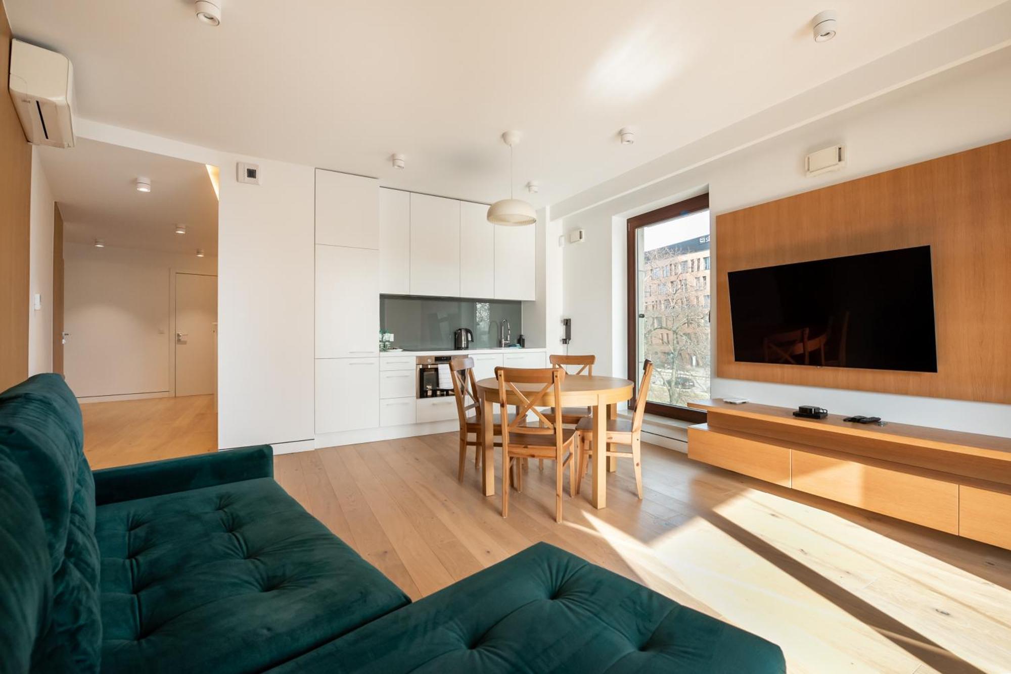 Solec Cristal Home Apartment Warschau Buitenkant foto