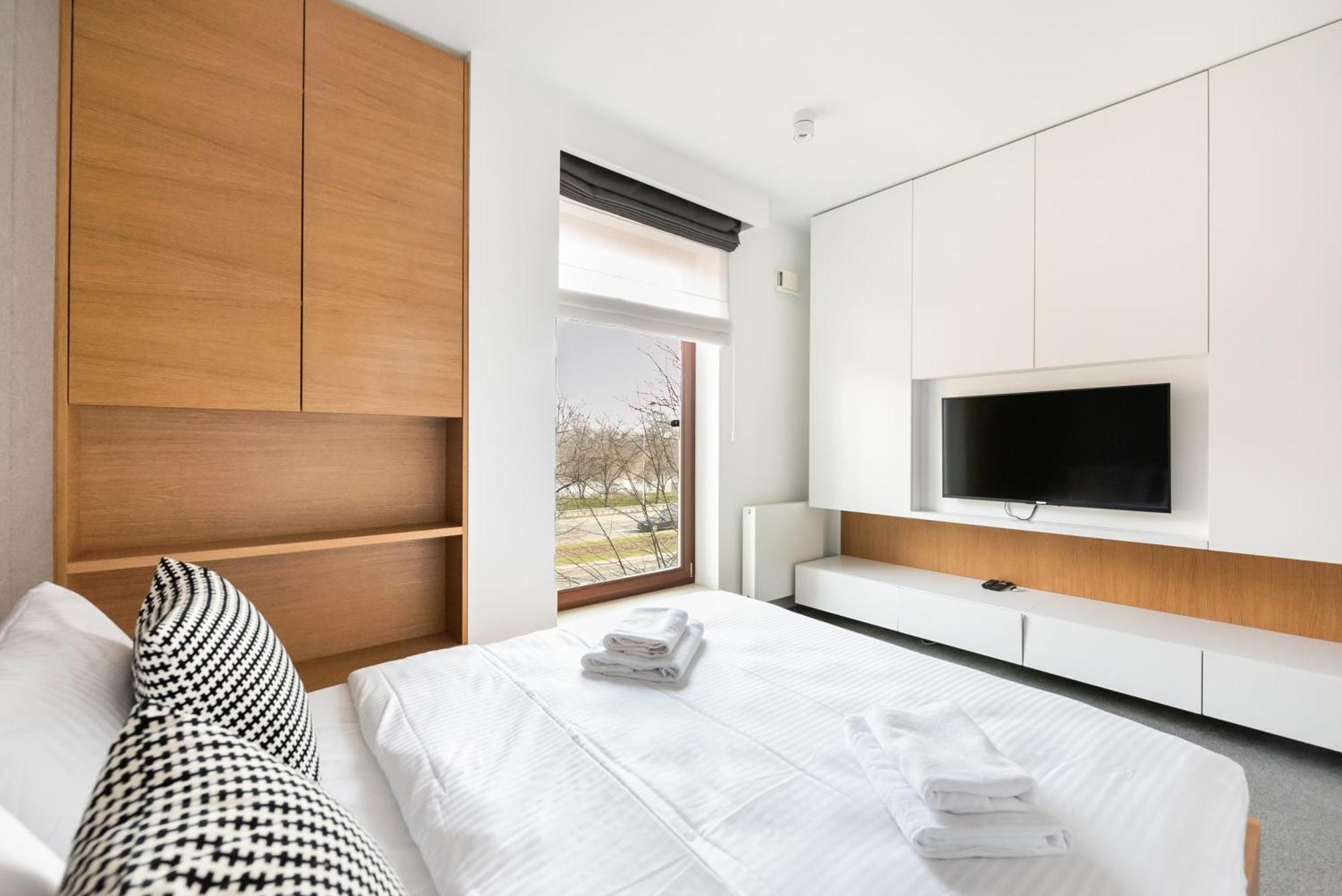 Solec Cristal Home Apartment Warschau Buitenkant foto